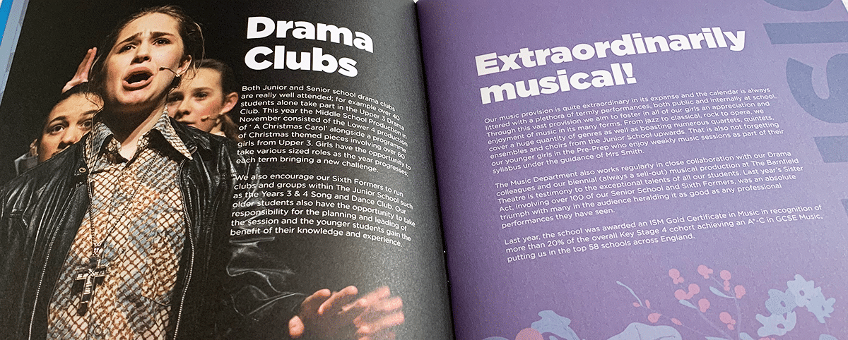 Inside spread