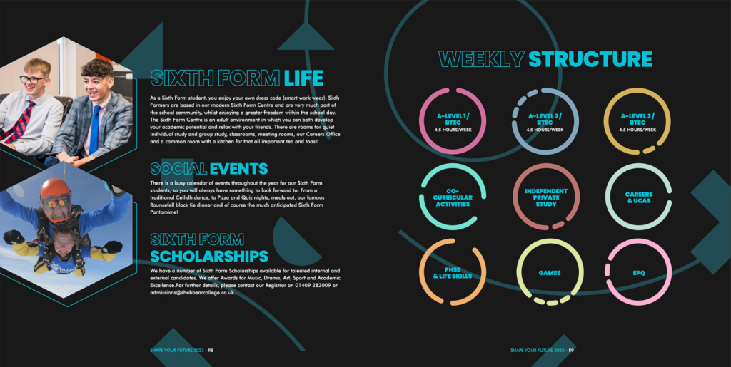 Shebbear College Sixth Form Course Guide