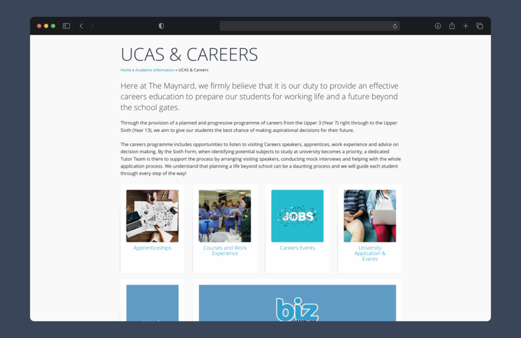 Maynard School Website